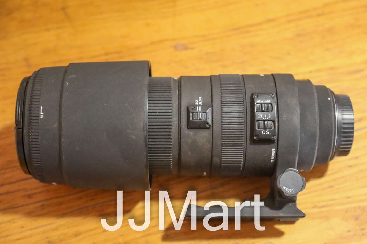Sigma 150-500mm Lens for Canon with Lens Caps and Cover