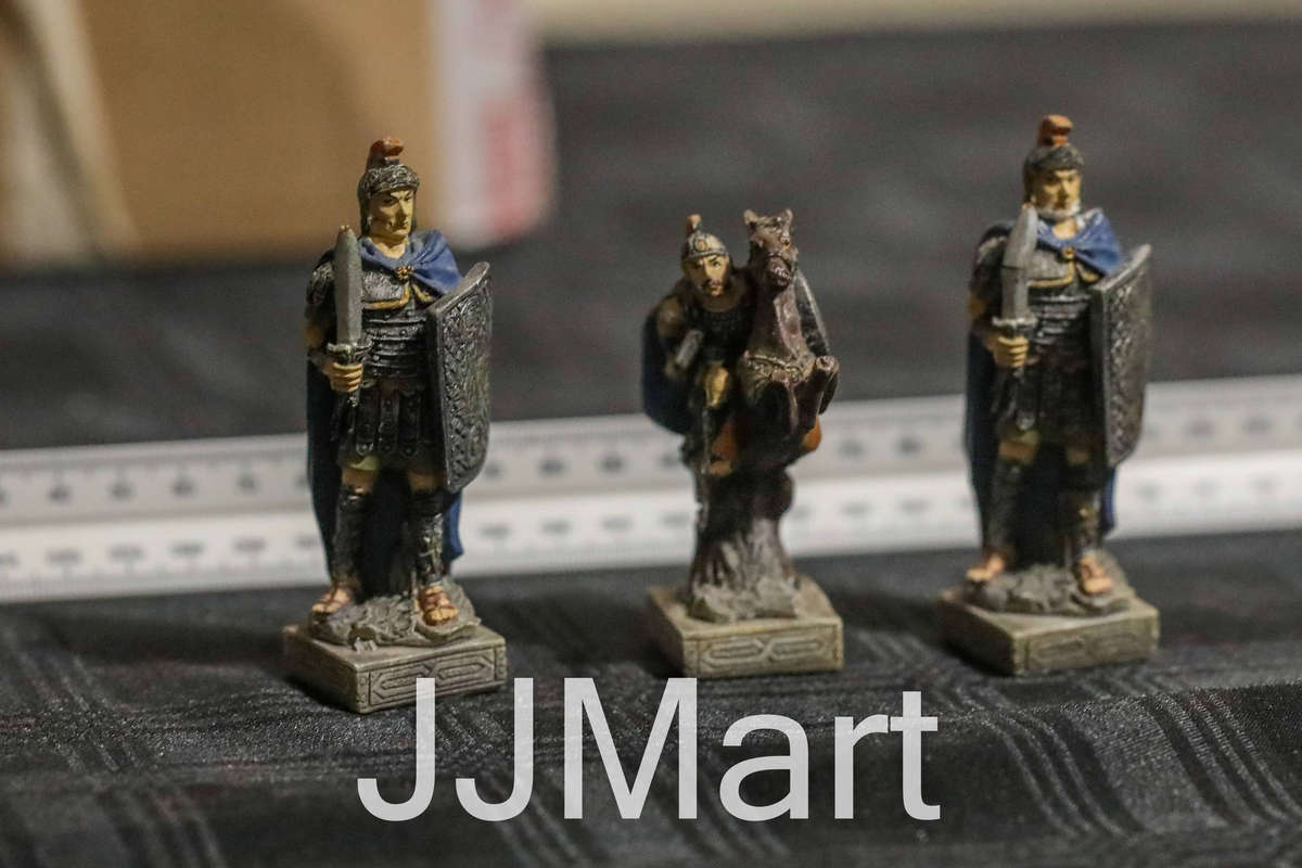 Knights Figurines x 3
