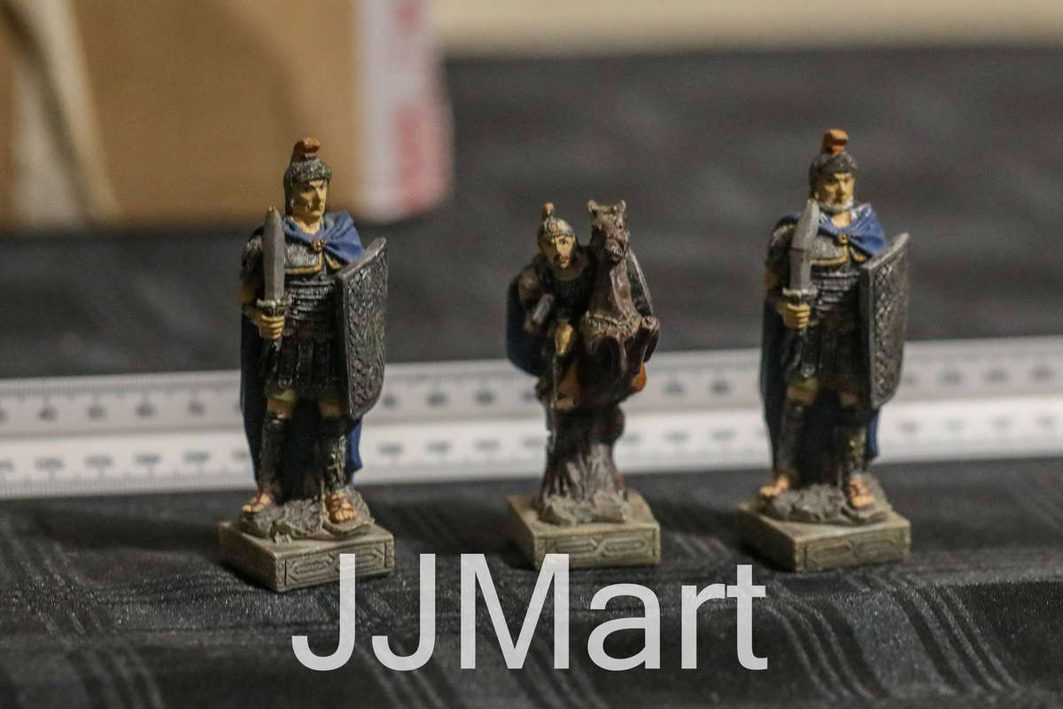 Knights Figurines x 3