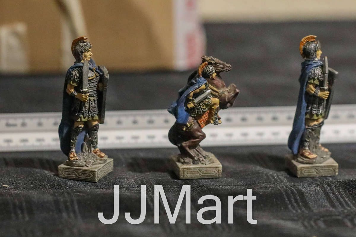 Knights Figurines x 3