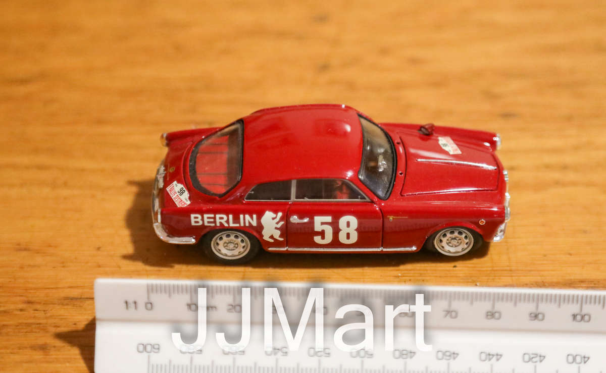 Bang Alfa Romeo Giulietta 1a Series Rallye del Sestiere 1958   #58 Berlin 1:43
