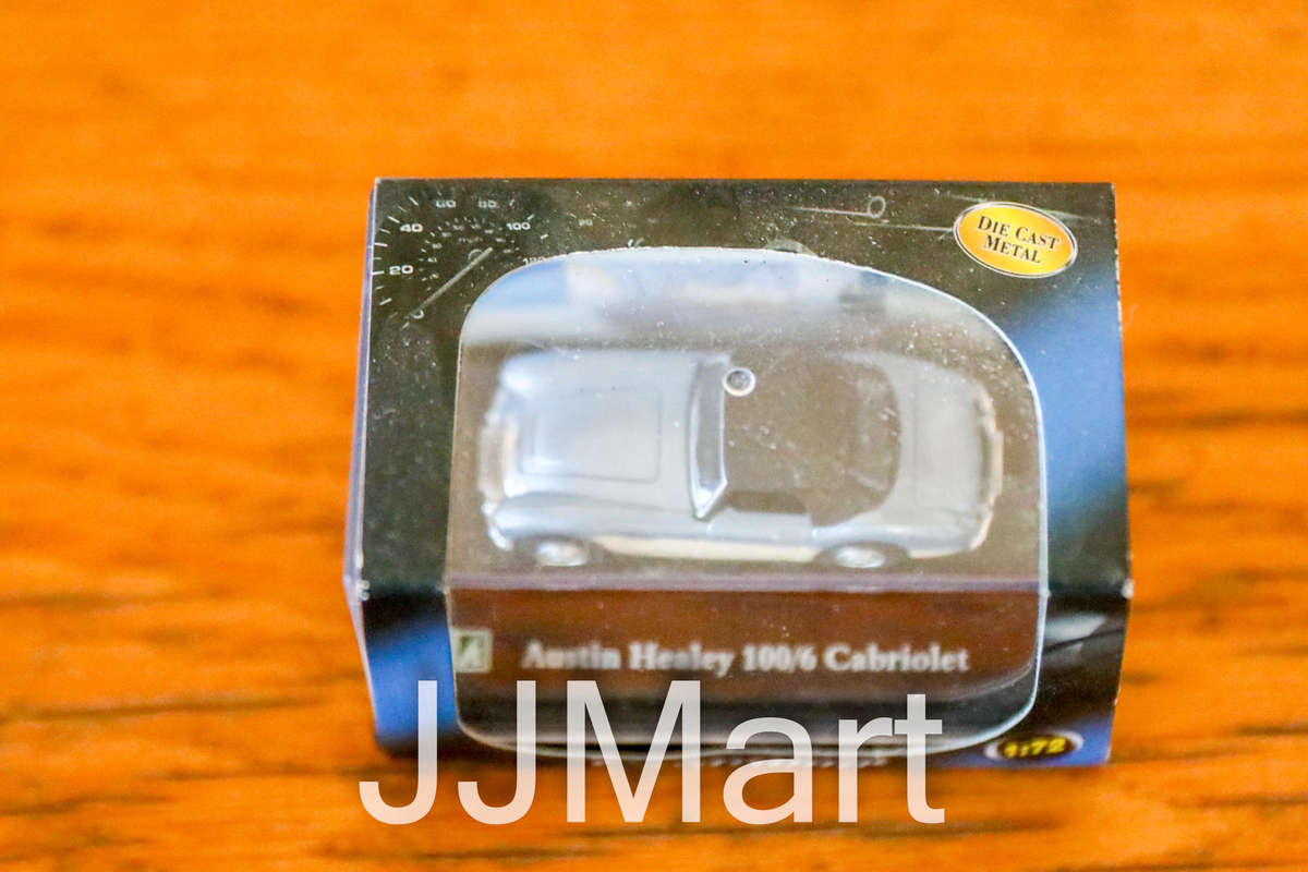 Cararama 1/72 Scale Austin Healey 100/6 Cabriolet Blue & White