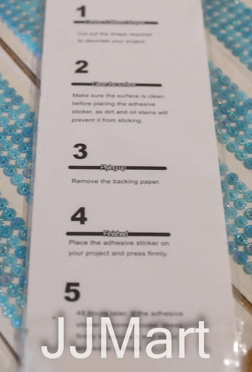 Job Lot Stick On Crystals