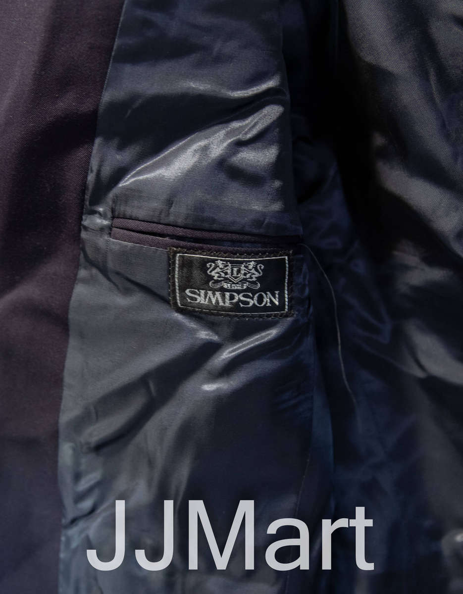 Wool Blazer with Springbok and Scottish Emblem