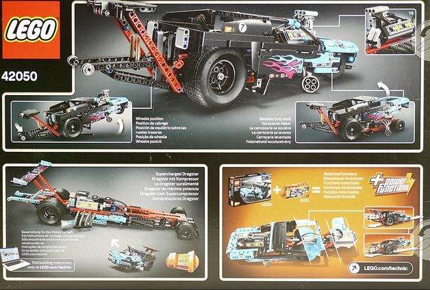 LEGO® Technic 42050 Drag Racer with instruction booklet