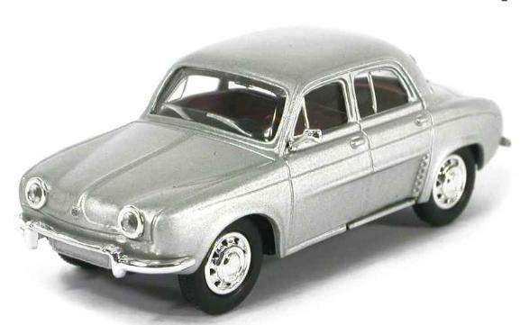 UNIVERSAL HOBBIES - RENAULT DAUPHINE SILVER 1:43