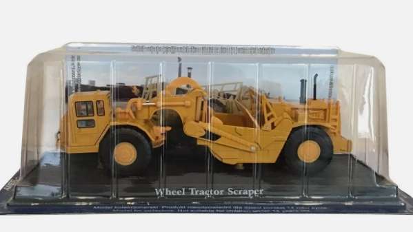 Amercom Wheel Tractor Scraper - Construction Machine Model 1:64 (Amercom MB-9)