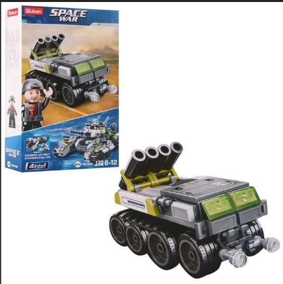 Sluban Space War 4 in 1 - 123 Piece