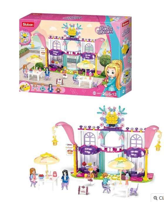 Sluban M38-B0972 Girls Dream-Bar Building Blocks 361 PCS (Box damaged))