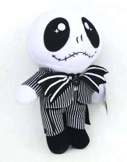 25cm The Nightmare Before Christmas Jack Skellington Plush Toys Doll Skull