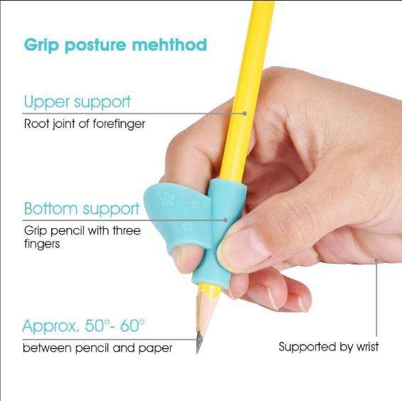 3PCS/Set Pencil Grips Silicone Ergonomic Writing Claw Aid Pencils Training Grip (3 available)
