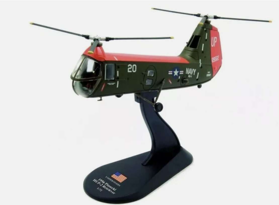 Amercom Helicopters of the World 1956 Piasecki HUP-2 Retriever Helicopter 1:72