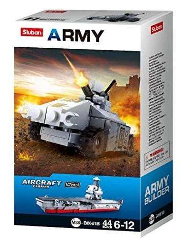 Sluban M38-B0661B Admiral Kuznetsov 10 in 1: air defense armored car - 44 Piece (Box damaged)