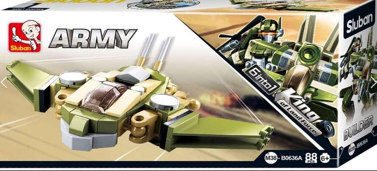 Sluban Builder M38-B0636A King of Land Force - 88 Piece (Box damaged)