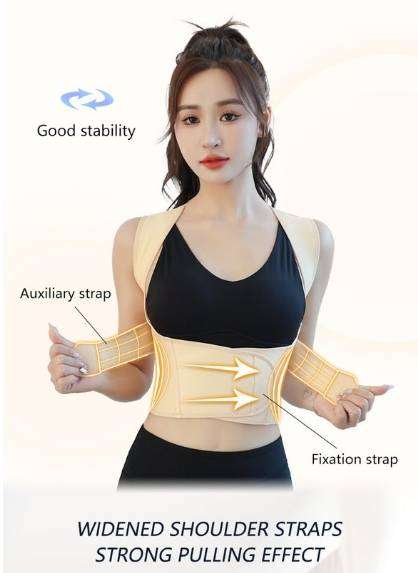 Posture Corrector Support Belt: Back Support for Pain Relief - Size L