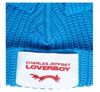 CHARLES JEFFREY LOVERBOY, Blue hunky ears beanie