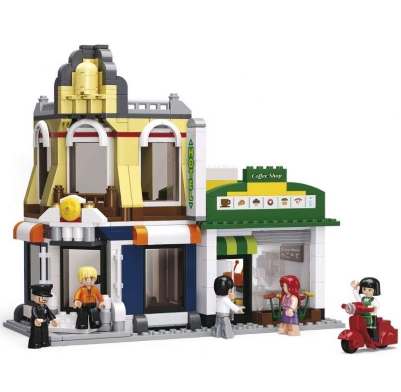 Sluban Town Hotel with café 470 pcs ( Unboxed)