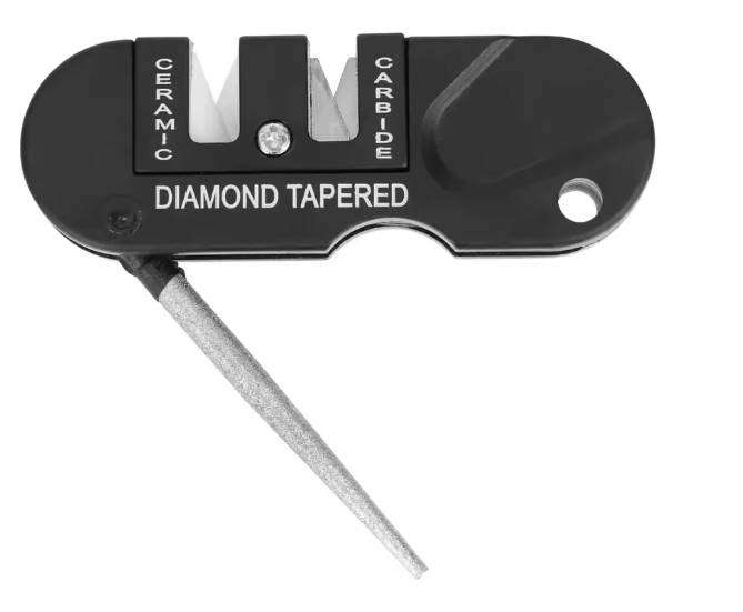 Multifunction Foldable Pocket Keychain Knife Sharpening Tool