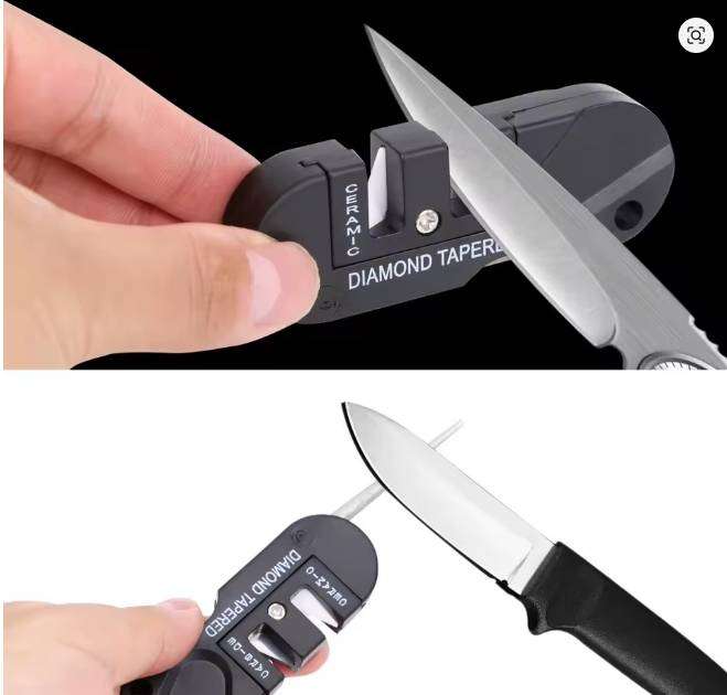 Multifunction Foldable Pocket Keychain Knife Sharpening Tool