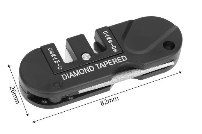 Multifunction Foldable Pocket Keychain Knife Sharpening Tool