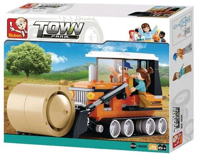 Sluban B0558 Tractor Bulldozer - 165 Piece (Unboxed)