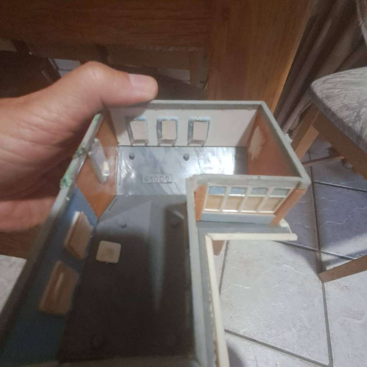 Railway Model Buildings for diorama - Flats and house