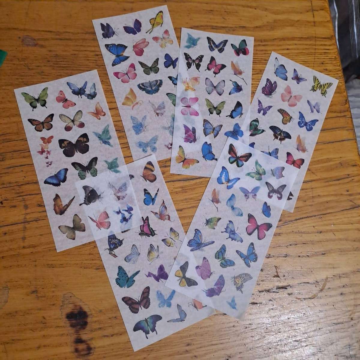 Butterfly Cut out stickers