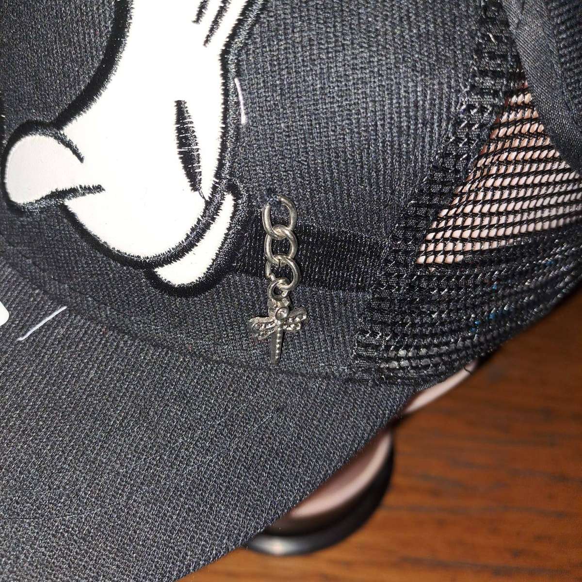 Mickey Mouse Cap with Dragonfly