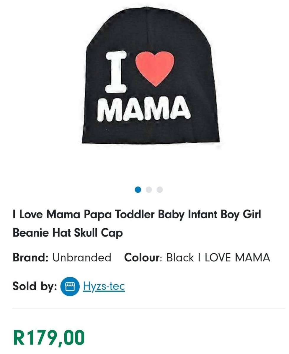 I love Mama toddler/infant Beanie