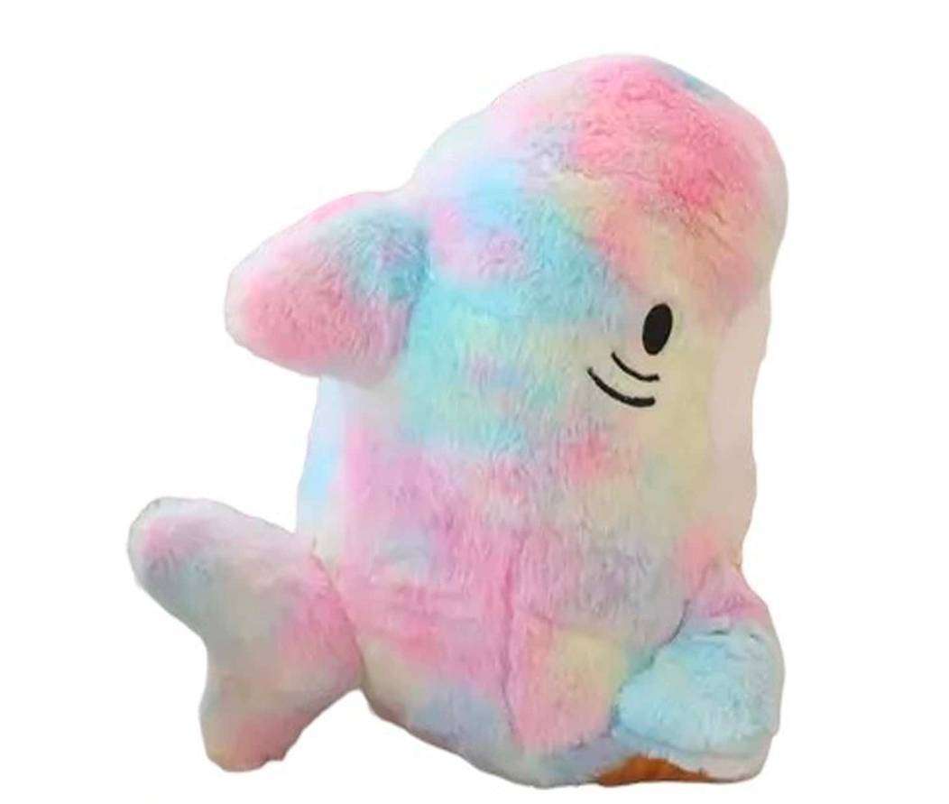 Michi Kawaii Plush Shark Cat Kitten With Colorful Costume 22 Cm