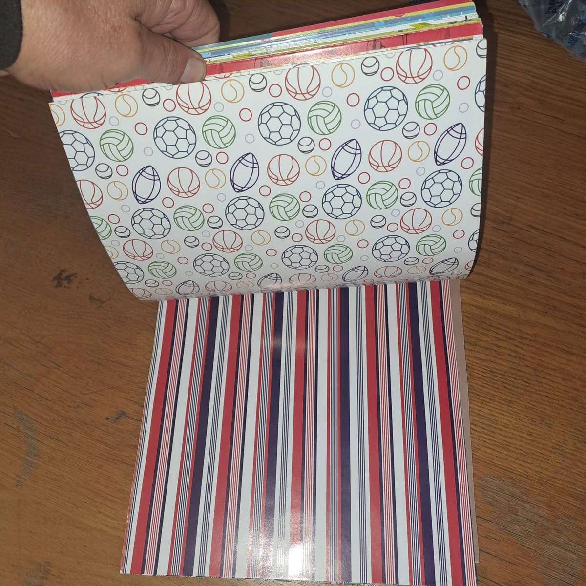 Craft / School Book / Gift Wrapping Pad - Sport