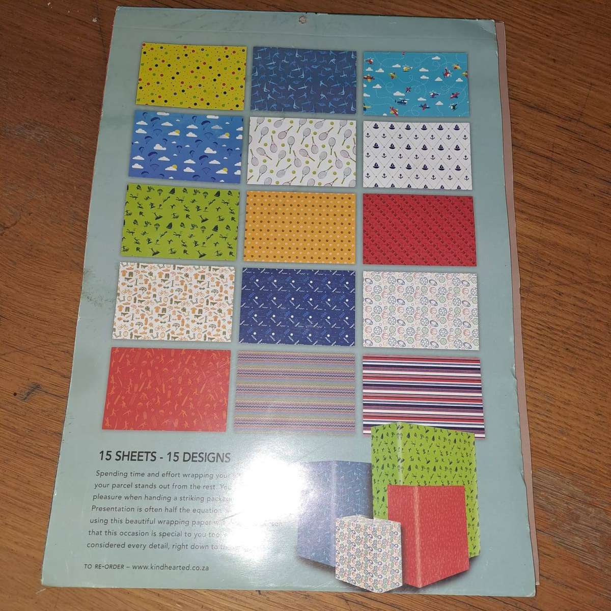 Craft / School Book / Gift Wrapping Pad - Sport