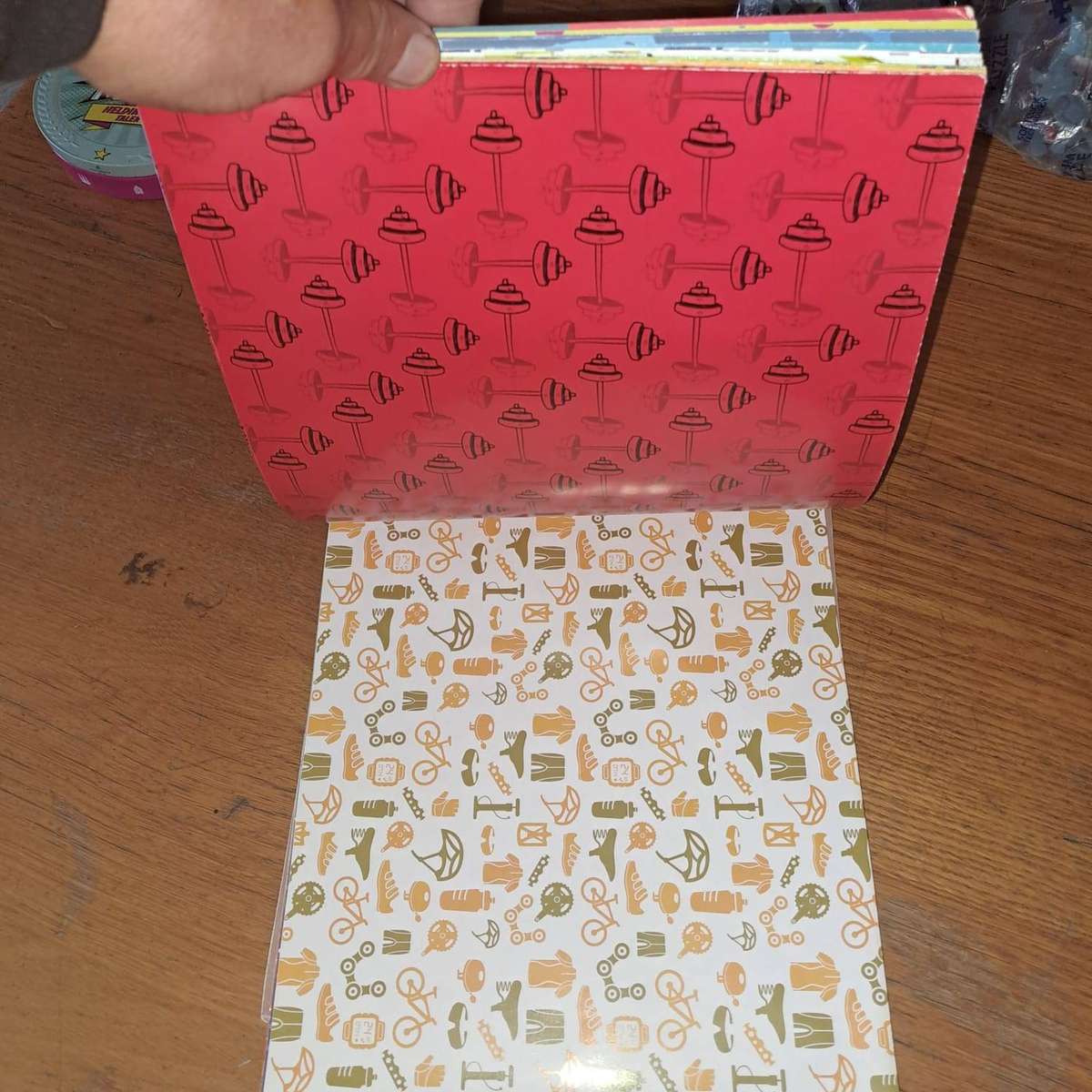 Craft / School Book / Gift Wrapping Pad - Sport