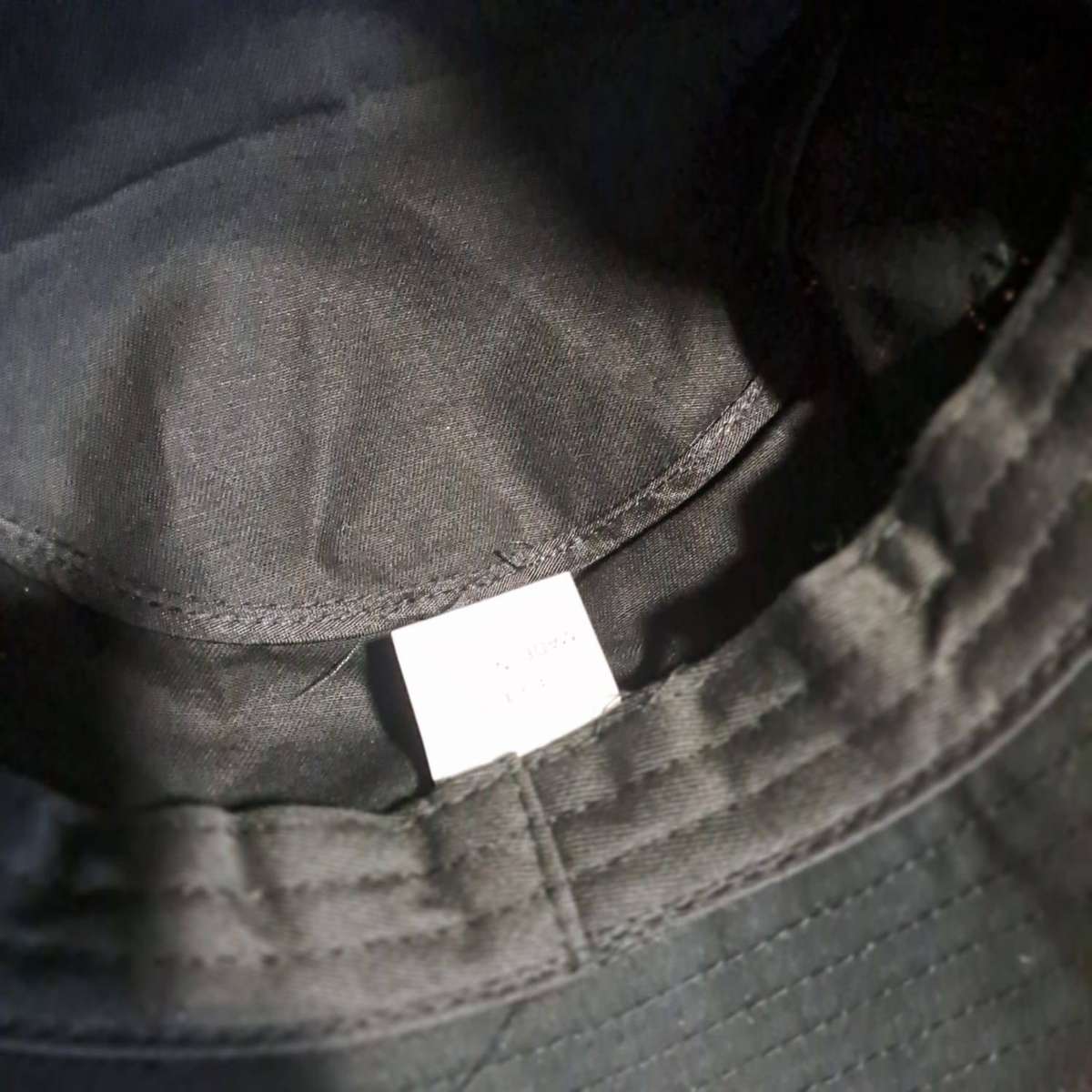 Black Embroided Bucket Hat