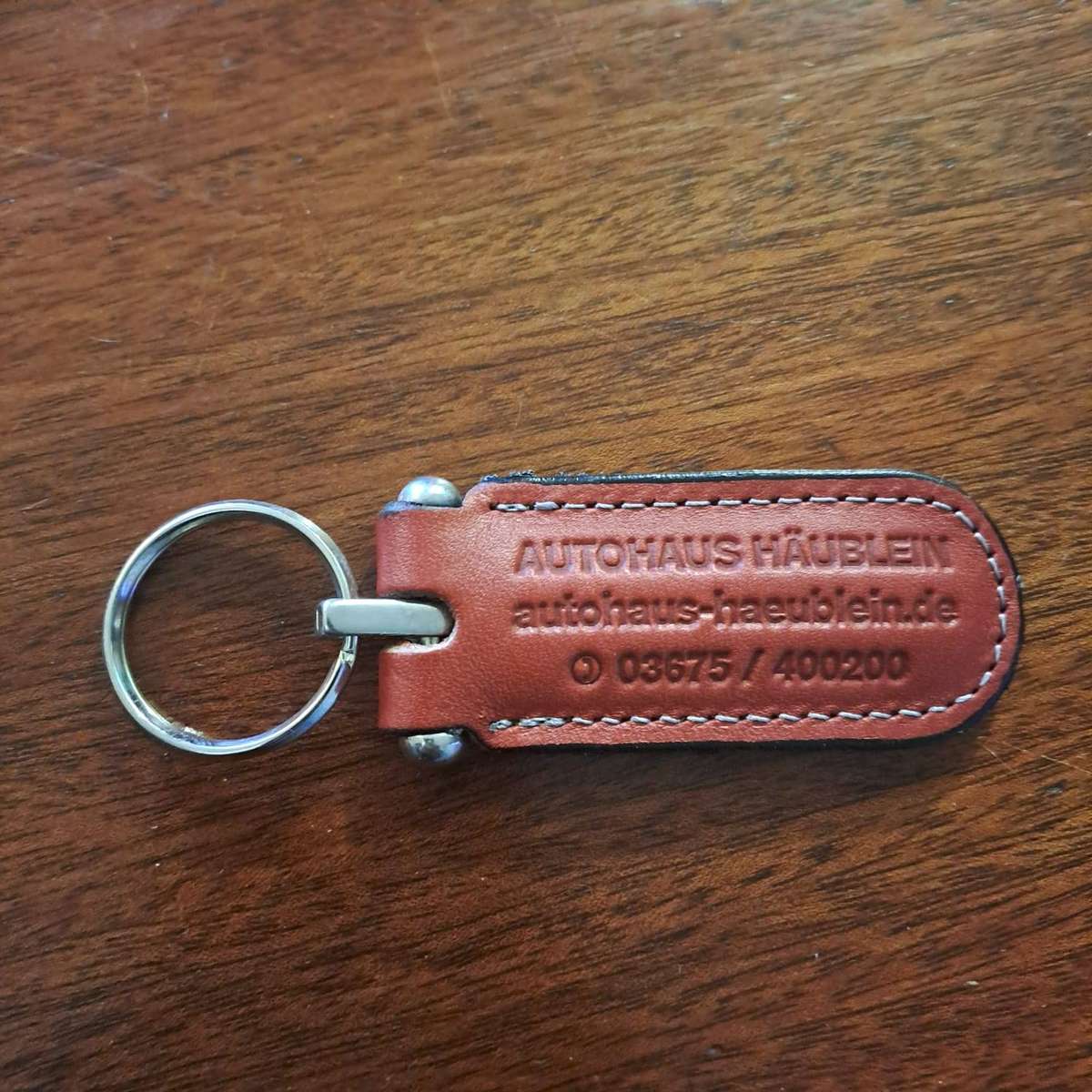 Nissan Leather Keyring