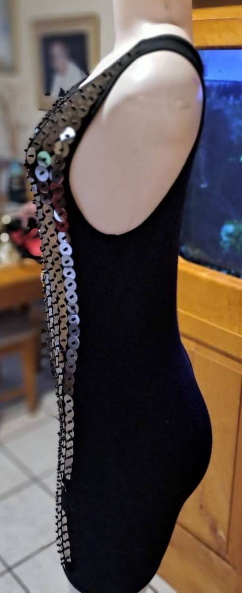 Motel Rocks Monisha Black/Antique Silver Dress