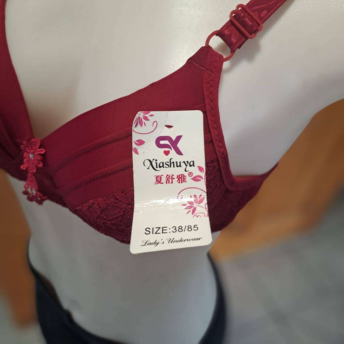 Maroon Padded Bra