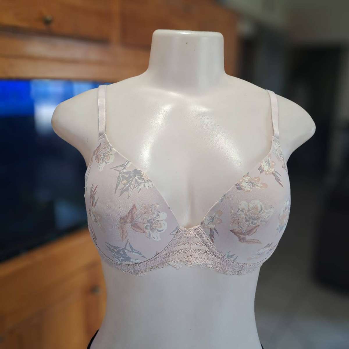 Flower Pink Bra