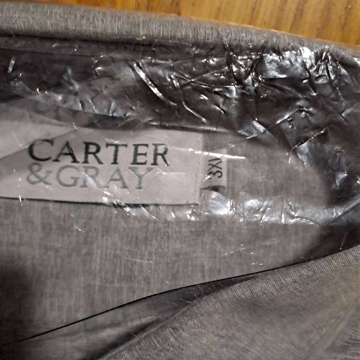 Garter & Grey Shirt Mens Grey SIZE 3XL