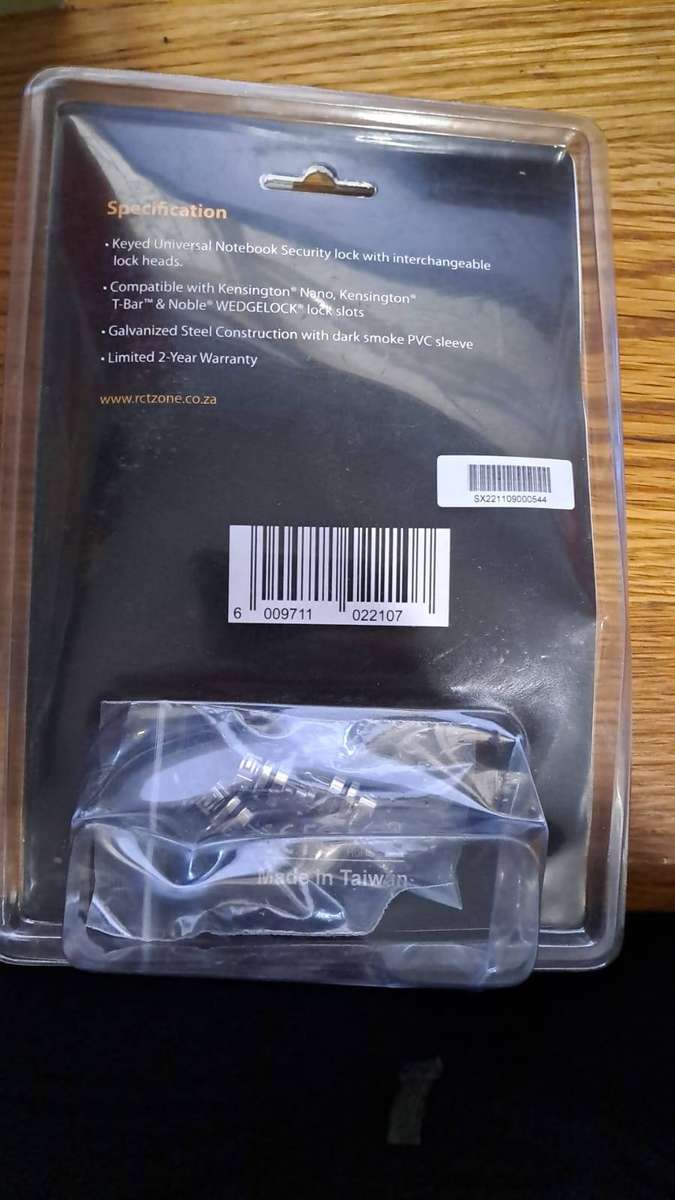 RCT NL-K301 Keyed 3-in-1 Notebook Security Lock
