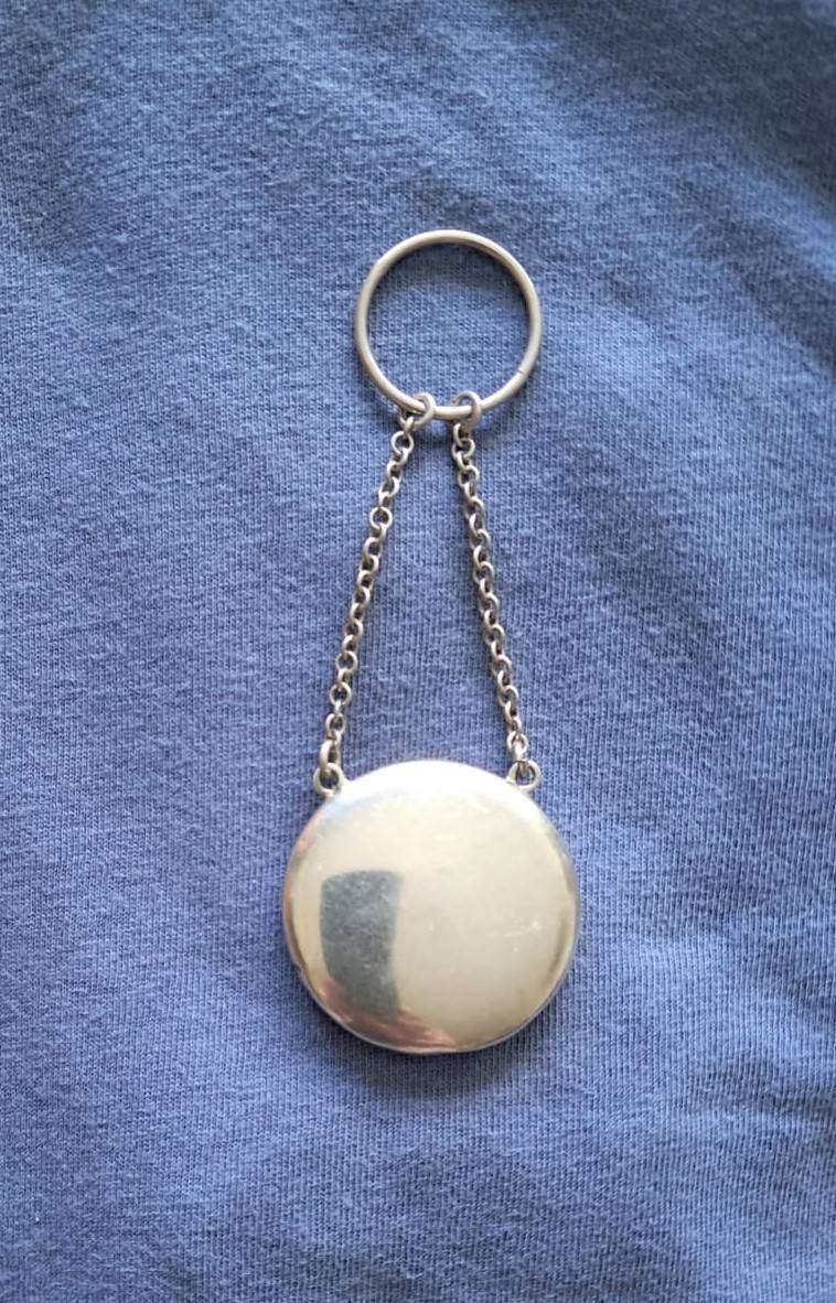 Antique Sterling Silver Ladies Compact for Evening Bag Birmingham 1919