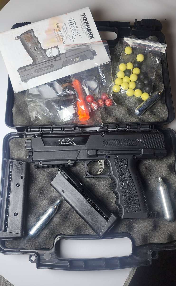 Tippmann TiPX (TPX) 0.68 Caliber Black Self Defence Kit