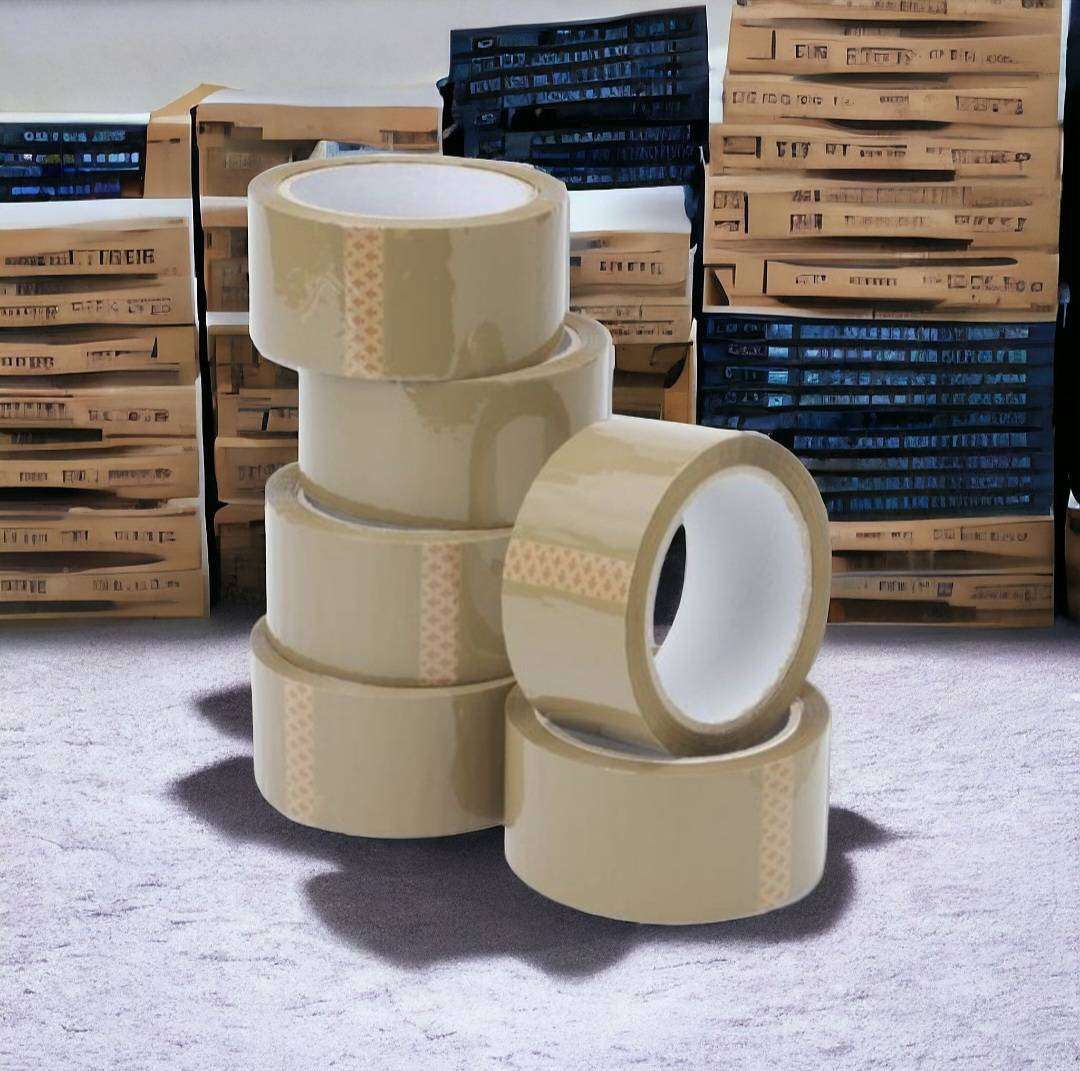 Packaging Tape 50m (1 bid for 12 rolls)
