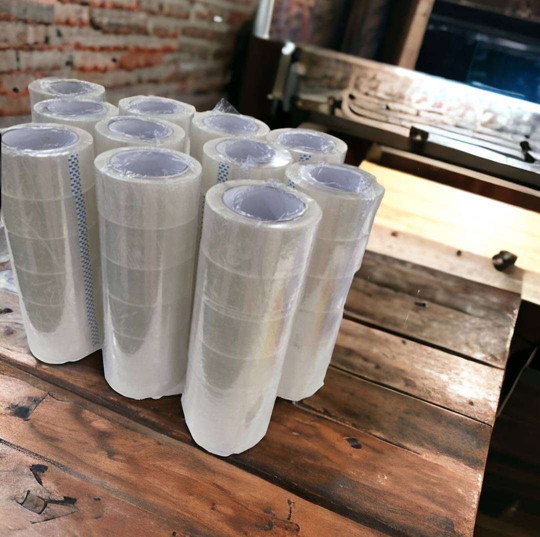 Packaging Tape 50m (1 bid for 12 rolls)