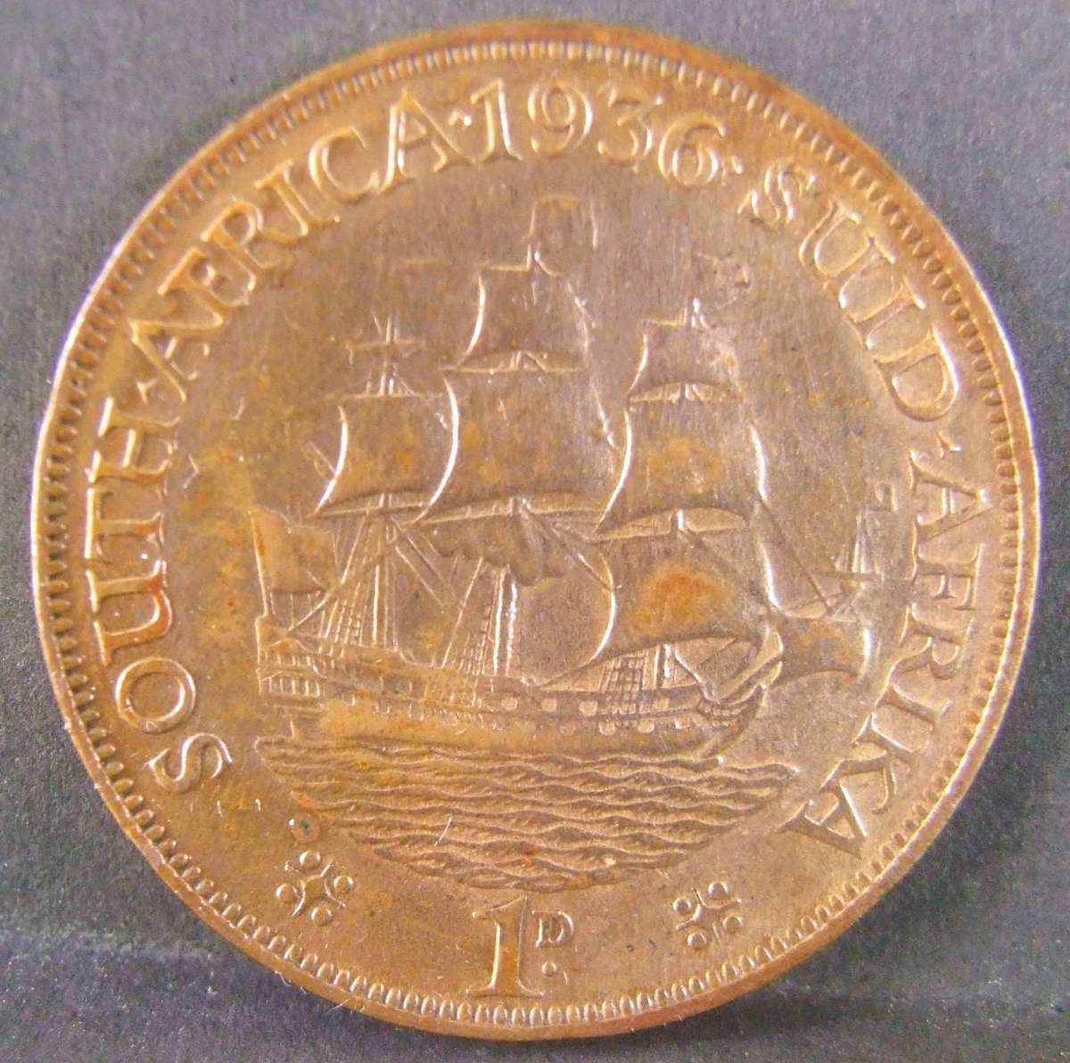 KING GEORGE V SERIES,,, 1936 1 PENNY ( HIGH CAT VALUE)