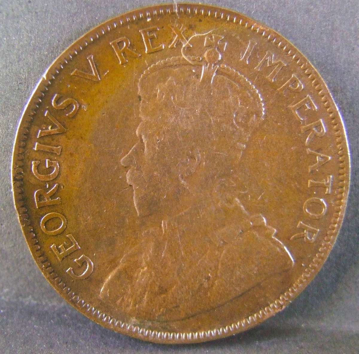 KING GEORGE V SERIES,,, 1933 1 PENNY ( HIGH CAT VALUE)
