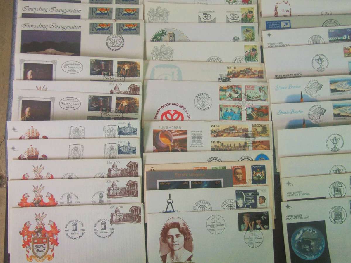 OVER 100 FDCs AS 1 LOT