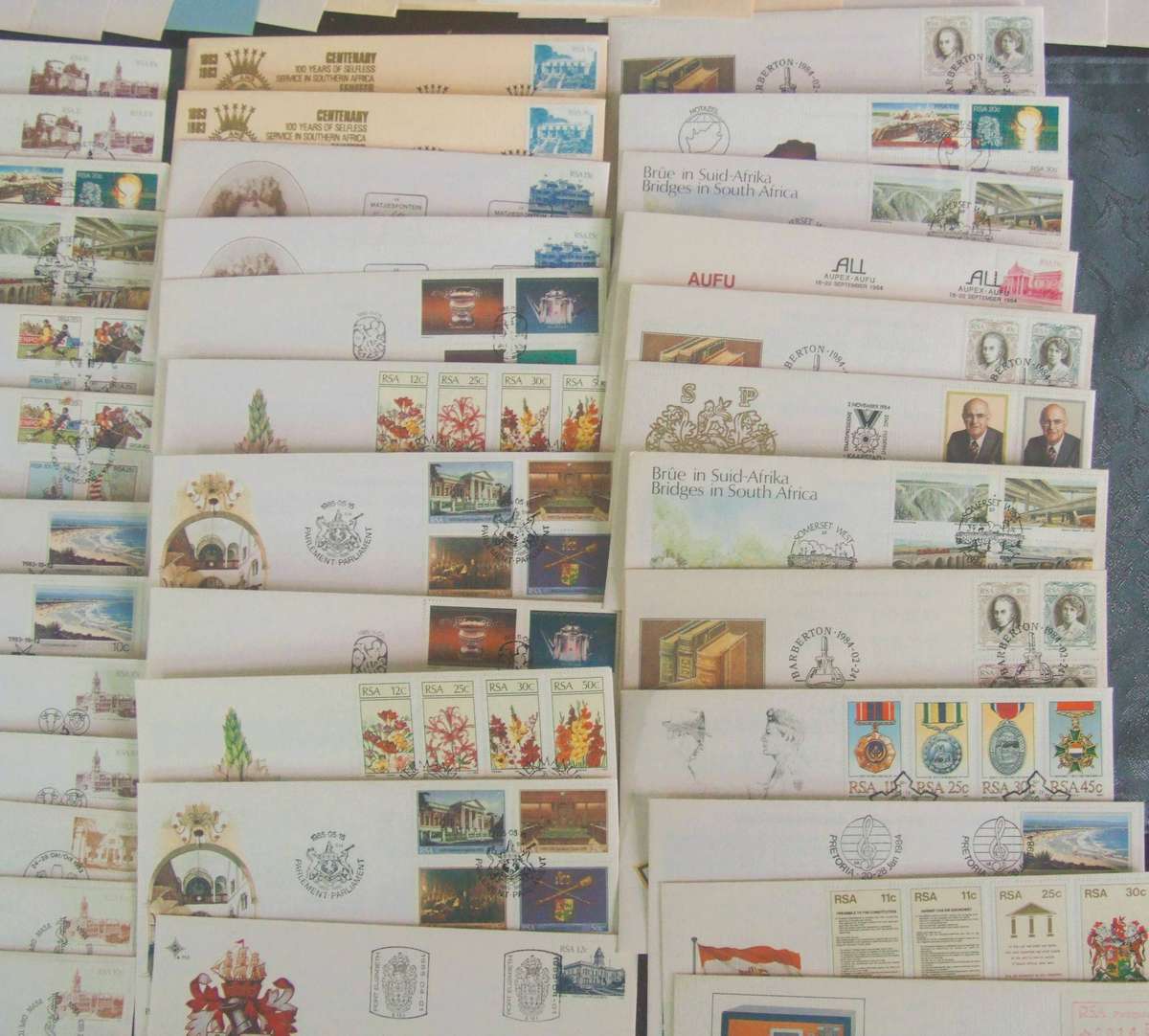 OVER 100 FDCs AS 1 LOT