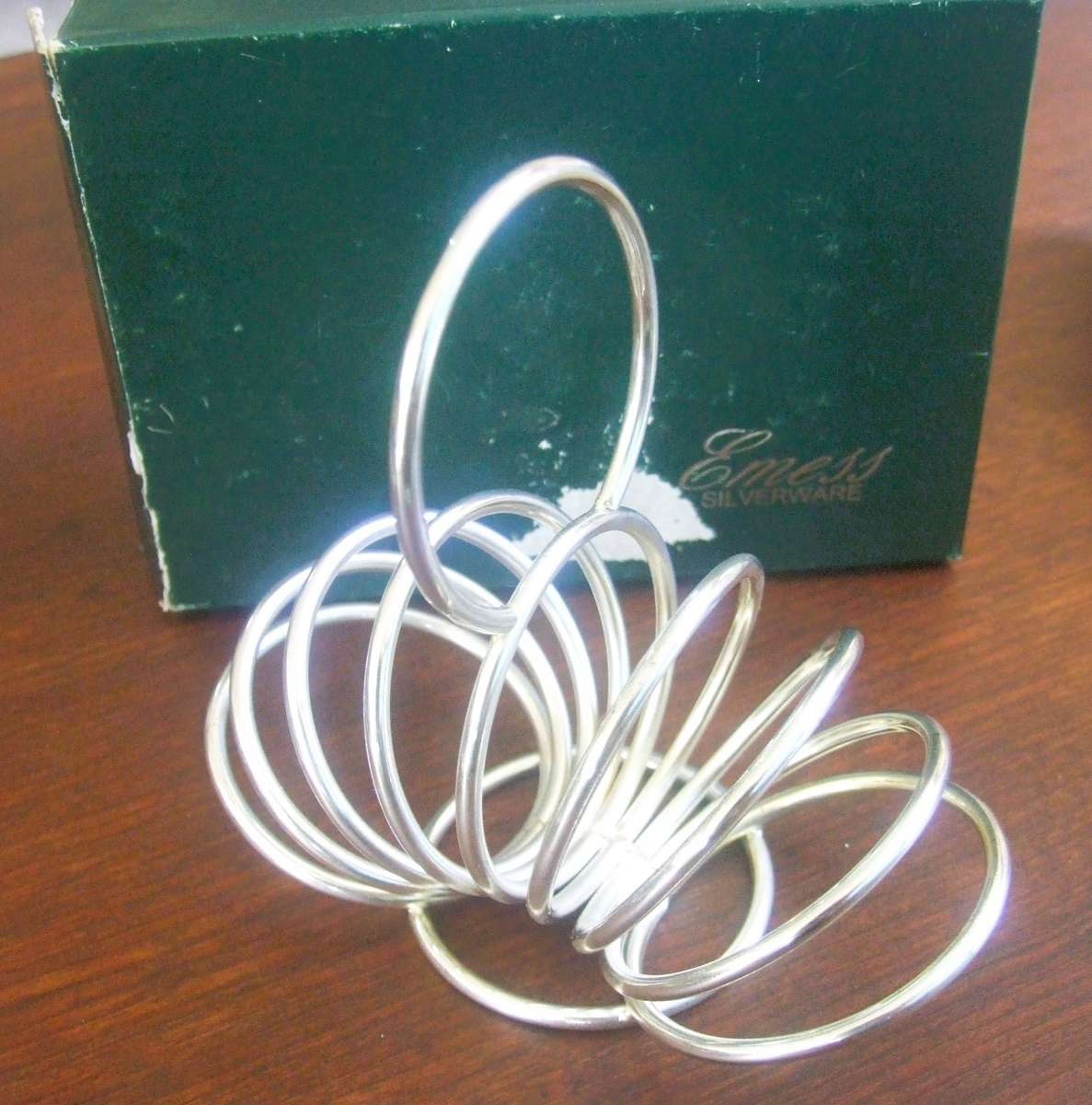 nice EMESS vintage napkin holder ,show stopper