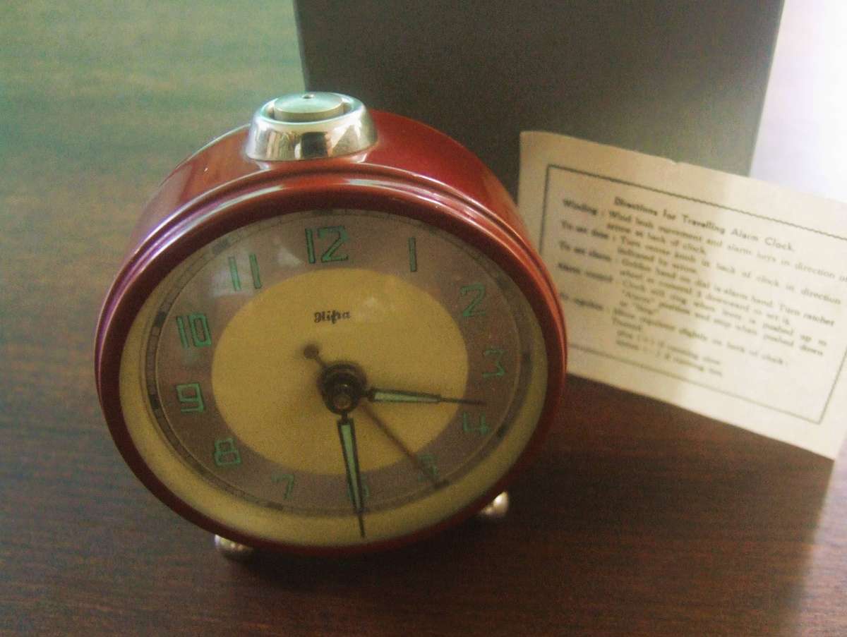 vintage mechanical wind-up clocks from the 1950s1970s Made in WEST Germany